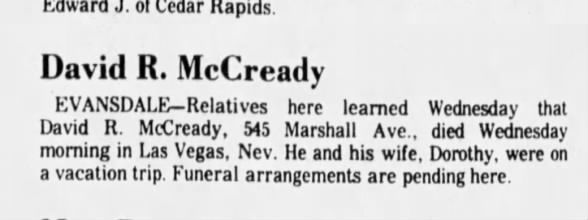 Clipping from The Courier
